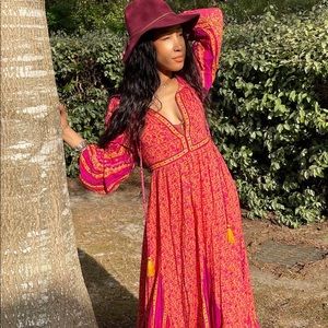 Free people Maxi dress Worn 1 time